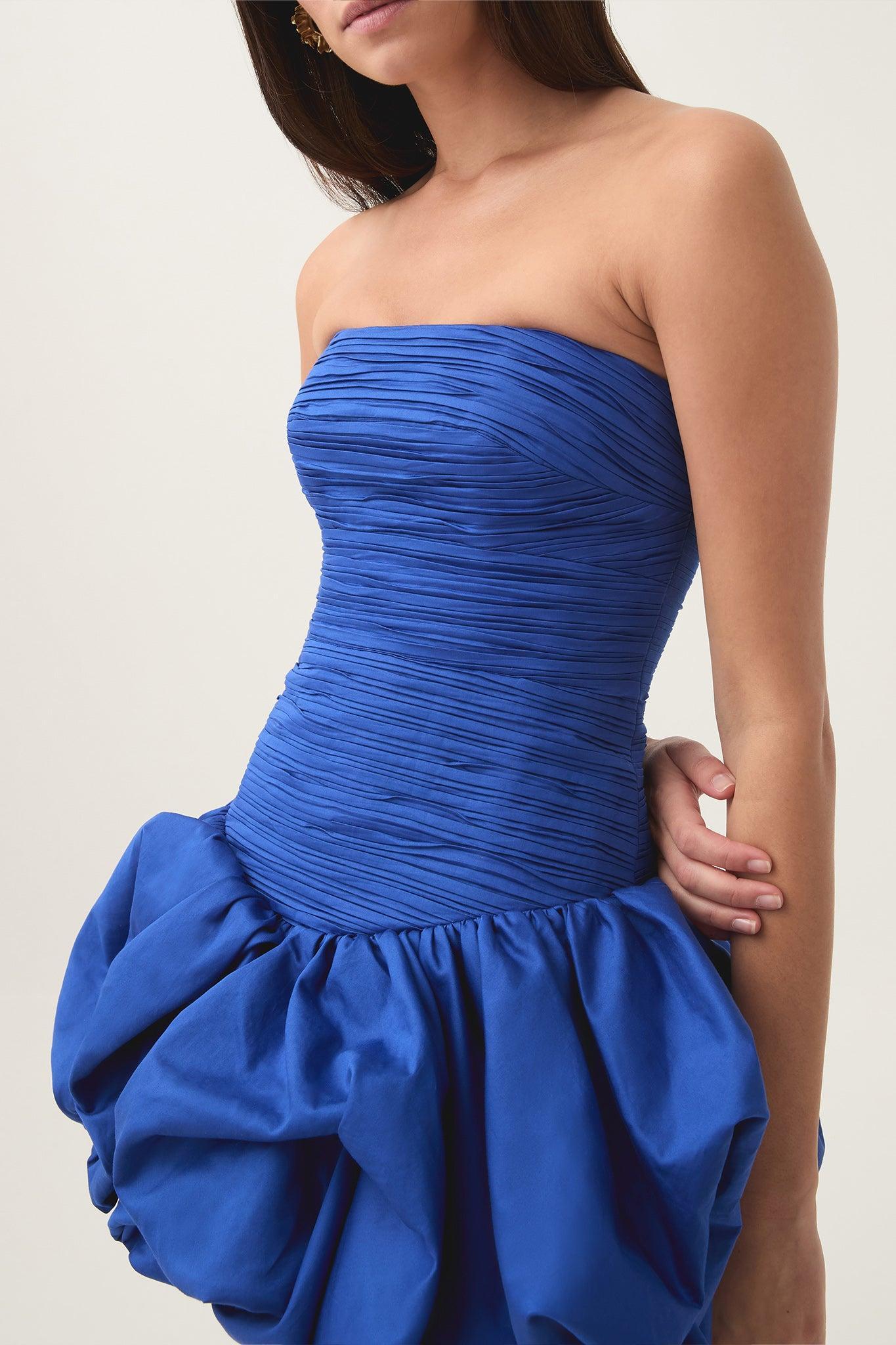Violette Bubble Hem Mini Dress Product Image