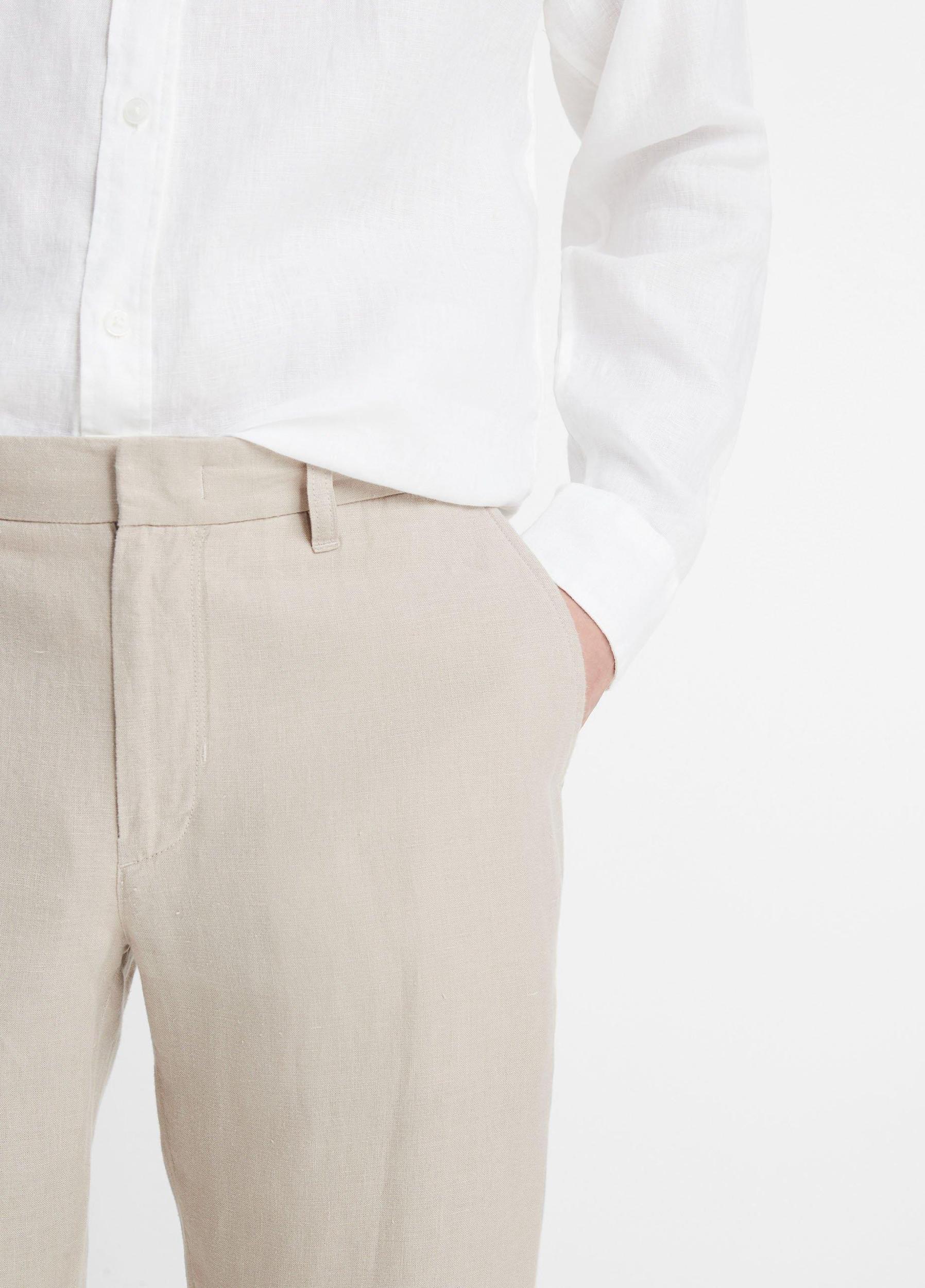 Mens Relaxed Hemp Griffith Pant, Pumice Rock, Size 36 Vince Product Image