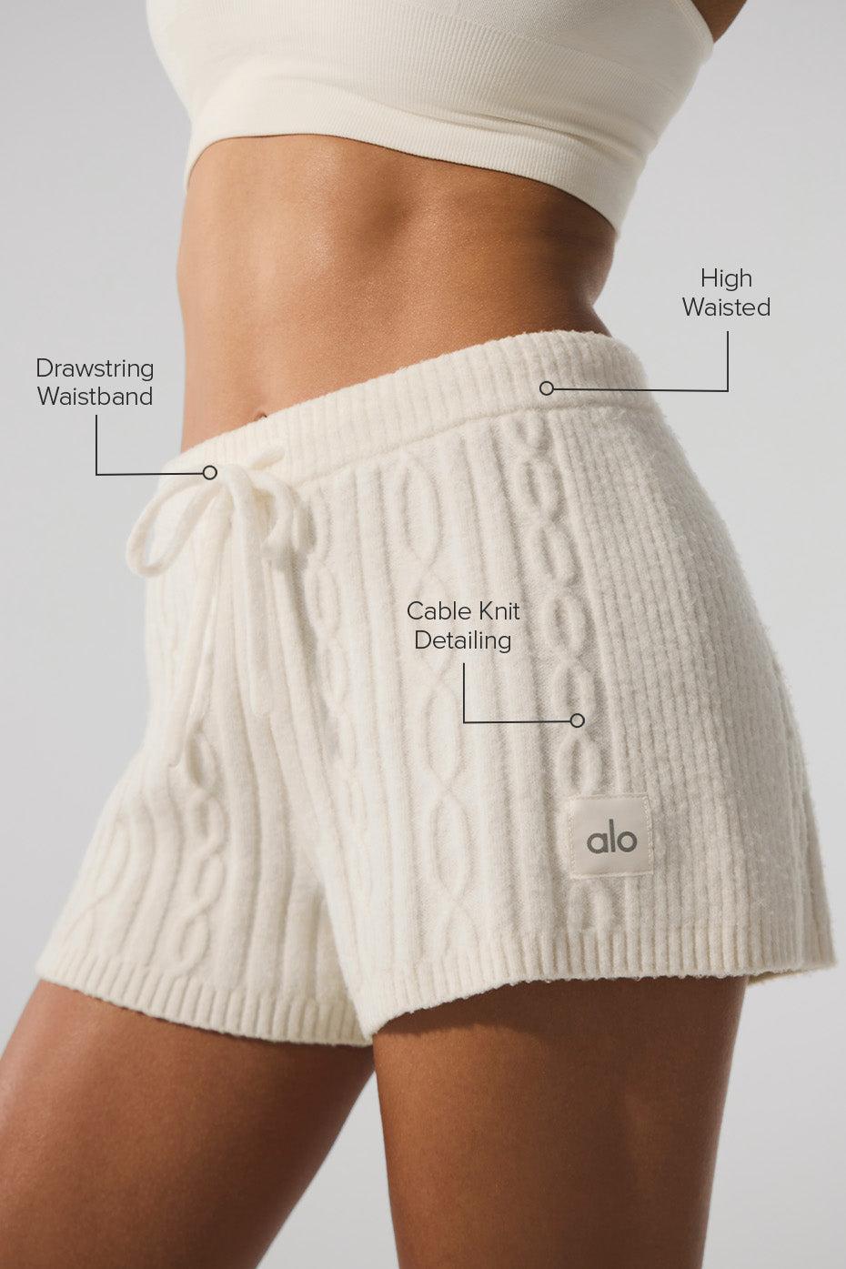 Cable Knit Winter Bliss Short - Ivory Female Product Image