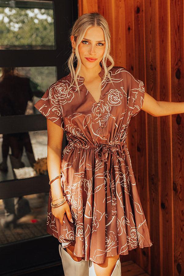 English Rose Garden Dreaming Mini Dress Product Image