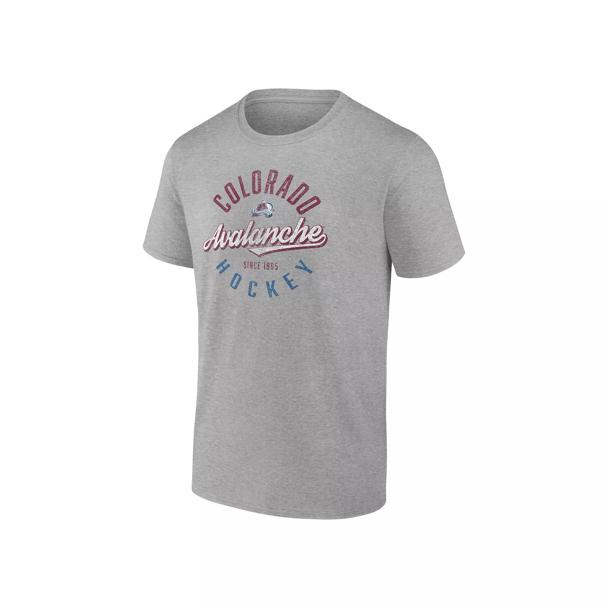 Men's NHL Colorado Avalanche Hockey Tee, Size: Medium, Gray Product Image