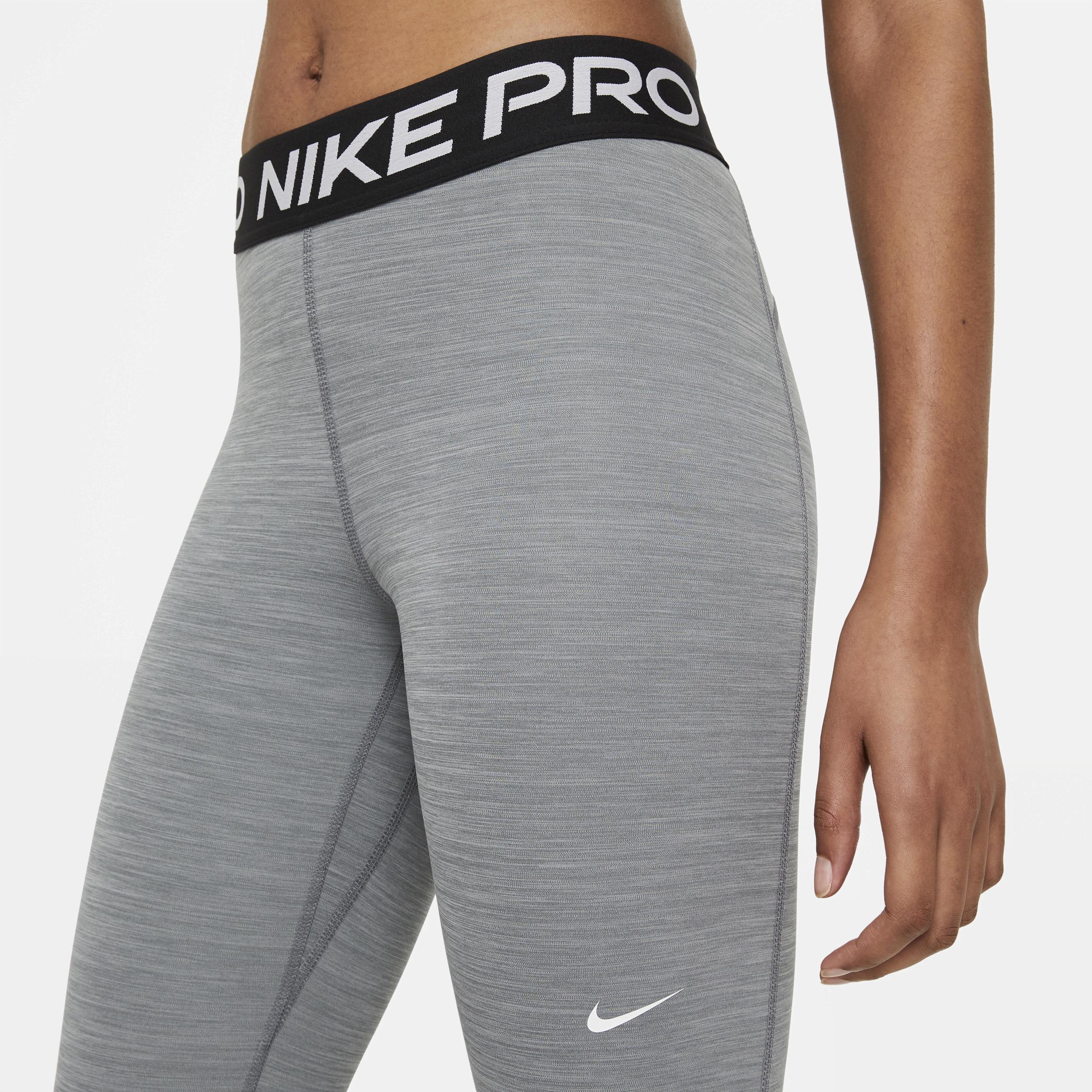 Women's Nike Pro Mid-Rise Mesh-Paneled Leggings Product Image