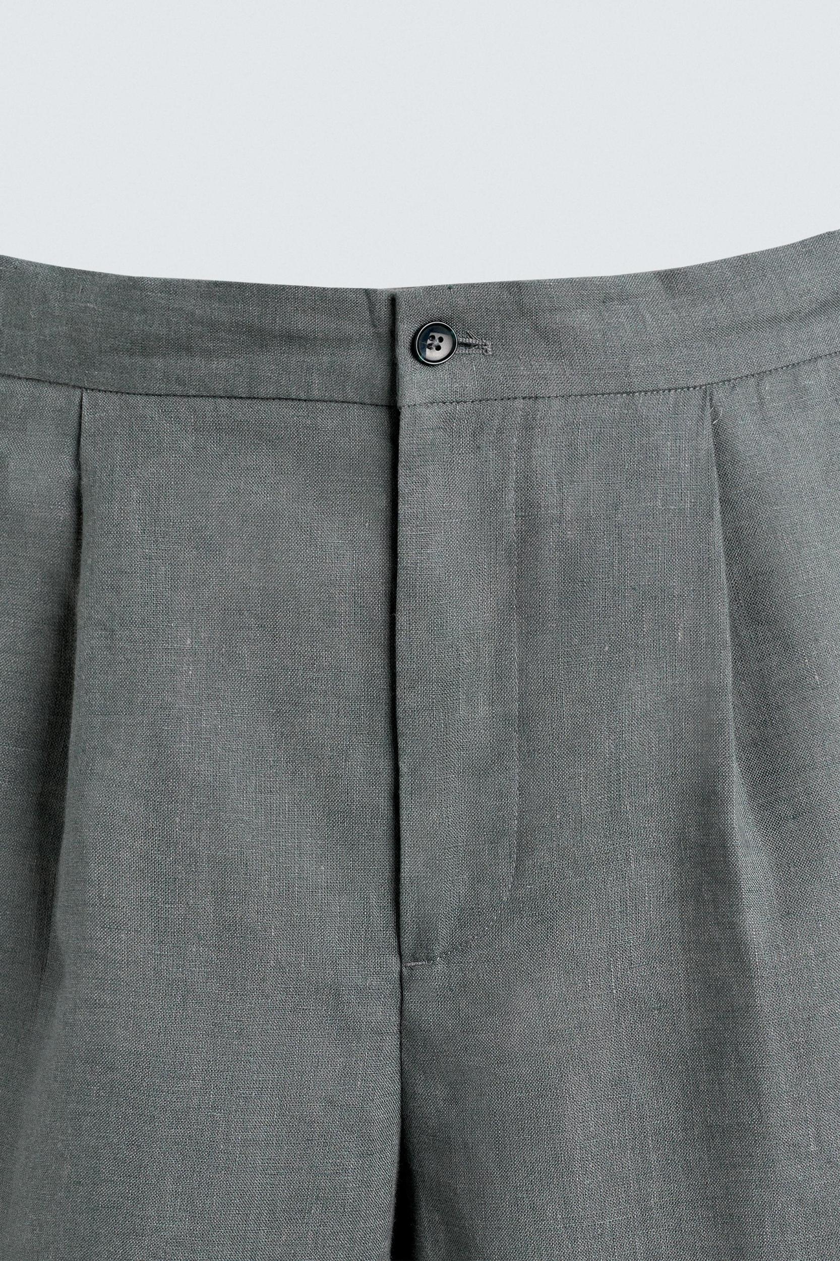 100% LINEN SUIT PANTS Product Image
