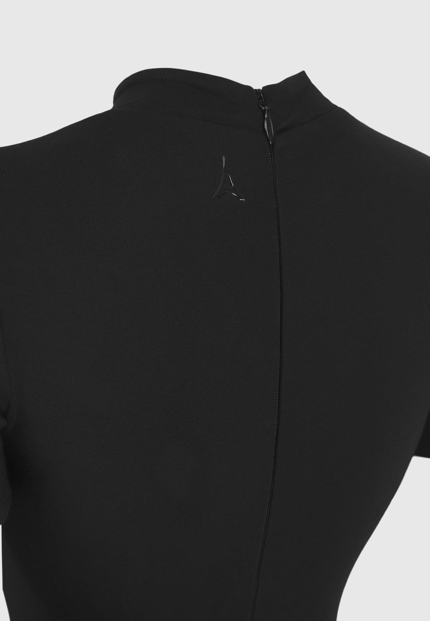 Éternelle Mock Neck Playsuit - Black Female Product Image