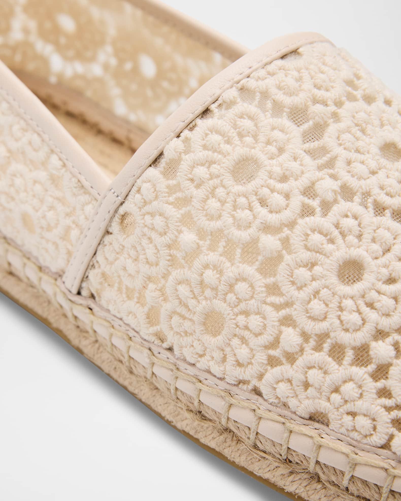 Bareitall Cotton Espadrille Loafers Product Image