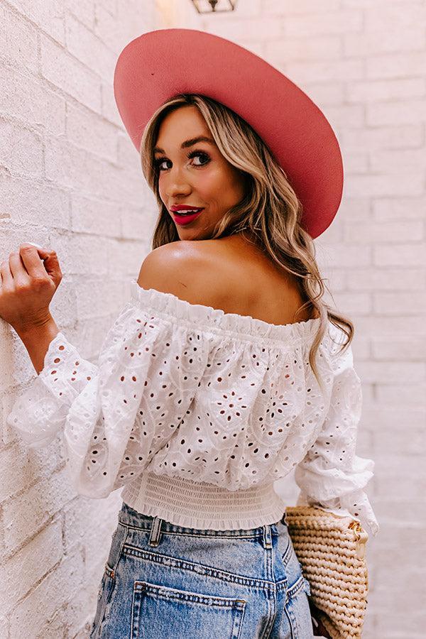 Love Out Loud Eyelet Top Product Image