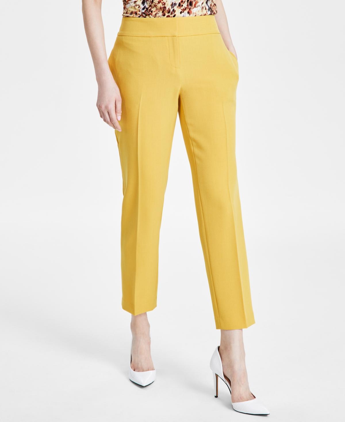 Kasper Petite Slim Straight-Leg Trousers Product Image