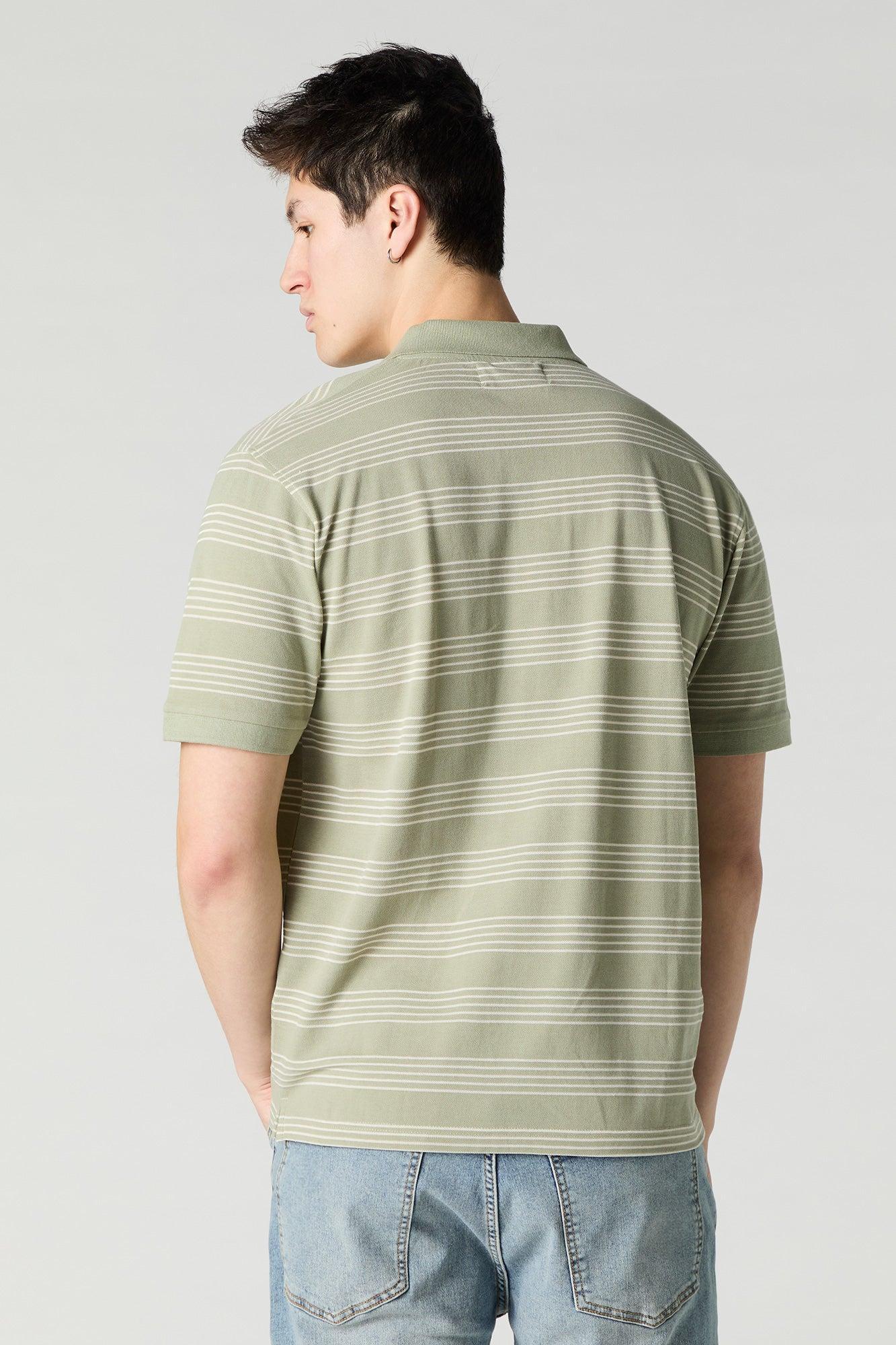 Multi Stripe Polo Top Male Product Image