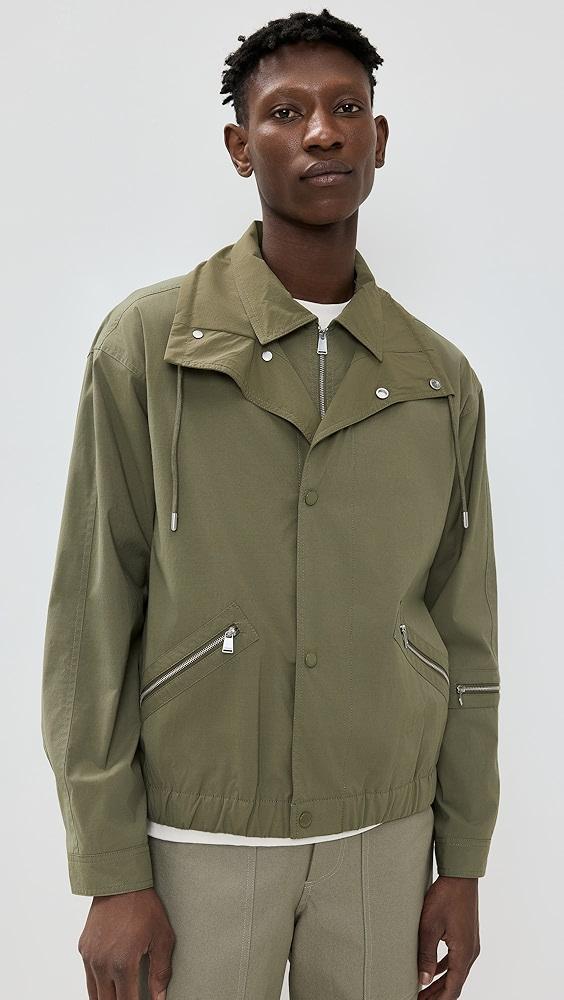 SIMKHAI Donovan Double Placket Jacket | Shopbop Product Image