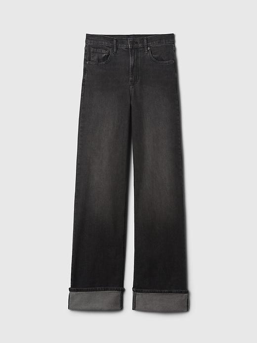 High Rise Stride Wide-Leg Jeans Product Image