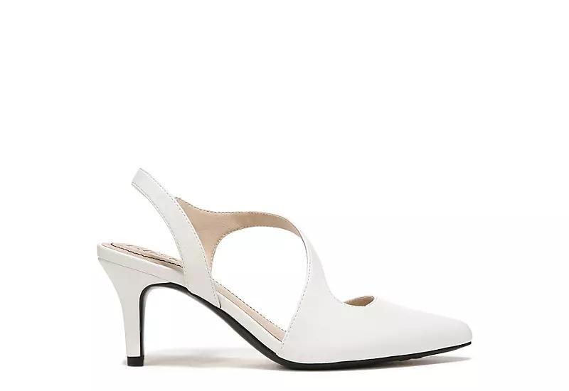 LifeStride Santorini Women's Slingback Heels, Size: 11, Bright White Product Image
