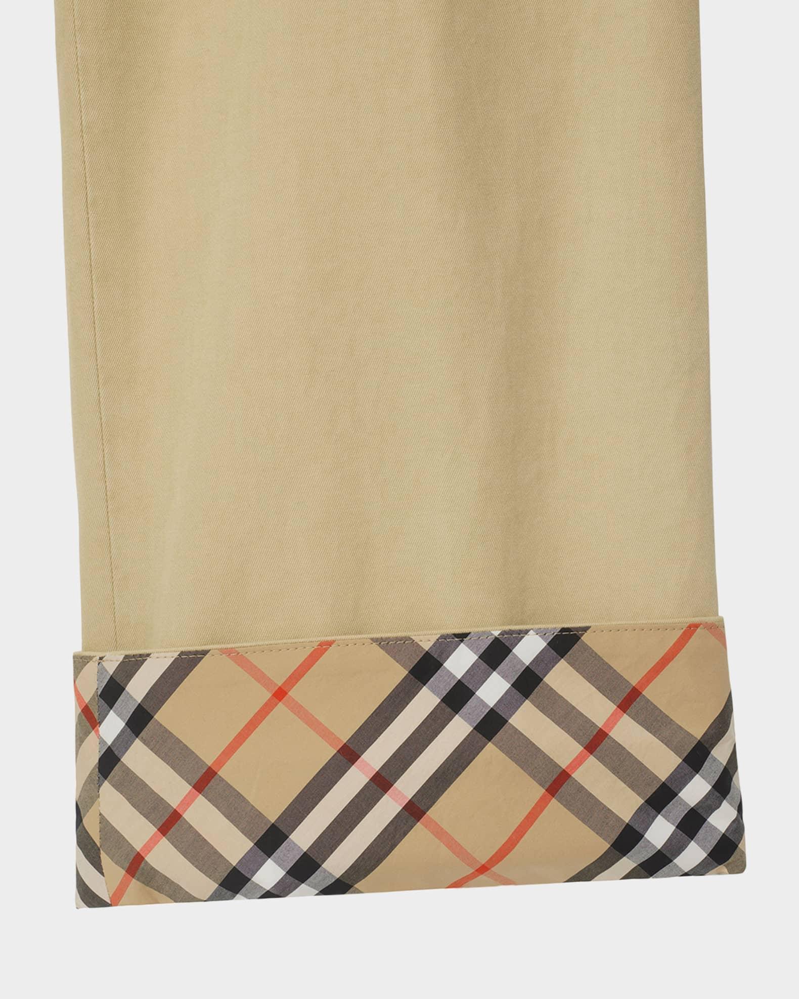 Men's Griffin Check-Cuff Relaxed Fit Trousers Product Image