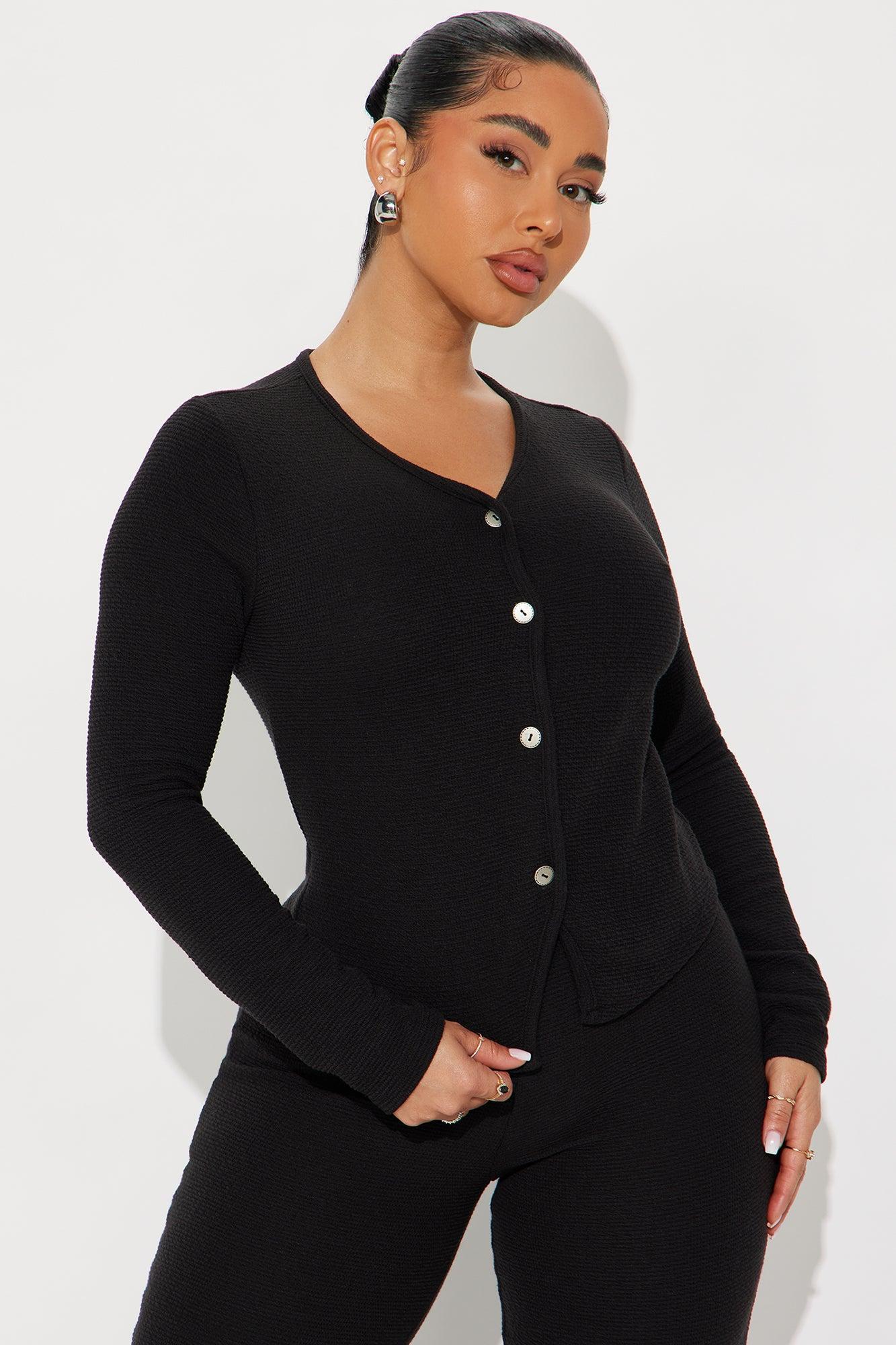 Always Nice Pant Set - Black Product Image