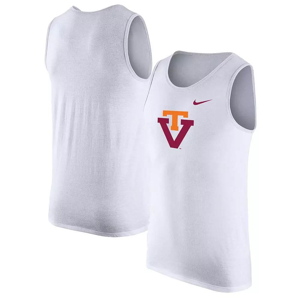 Men's Nike White Virginia Tech Hokies Vintage Logo Performance Tank Top, Size: XL Product Image