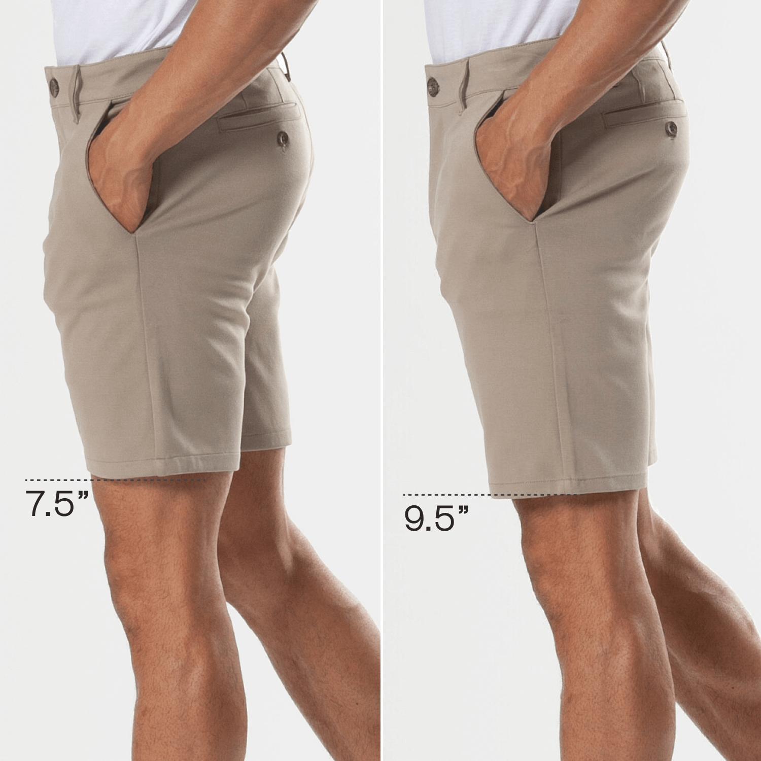 True Classic 7" Khaki Comfort Knit Men's Chino Shorts Product Image