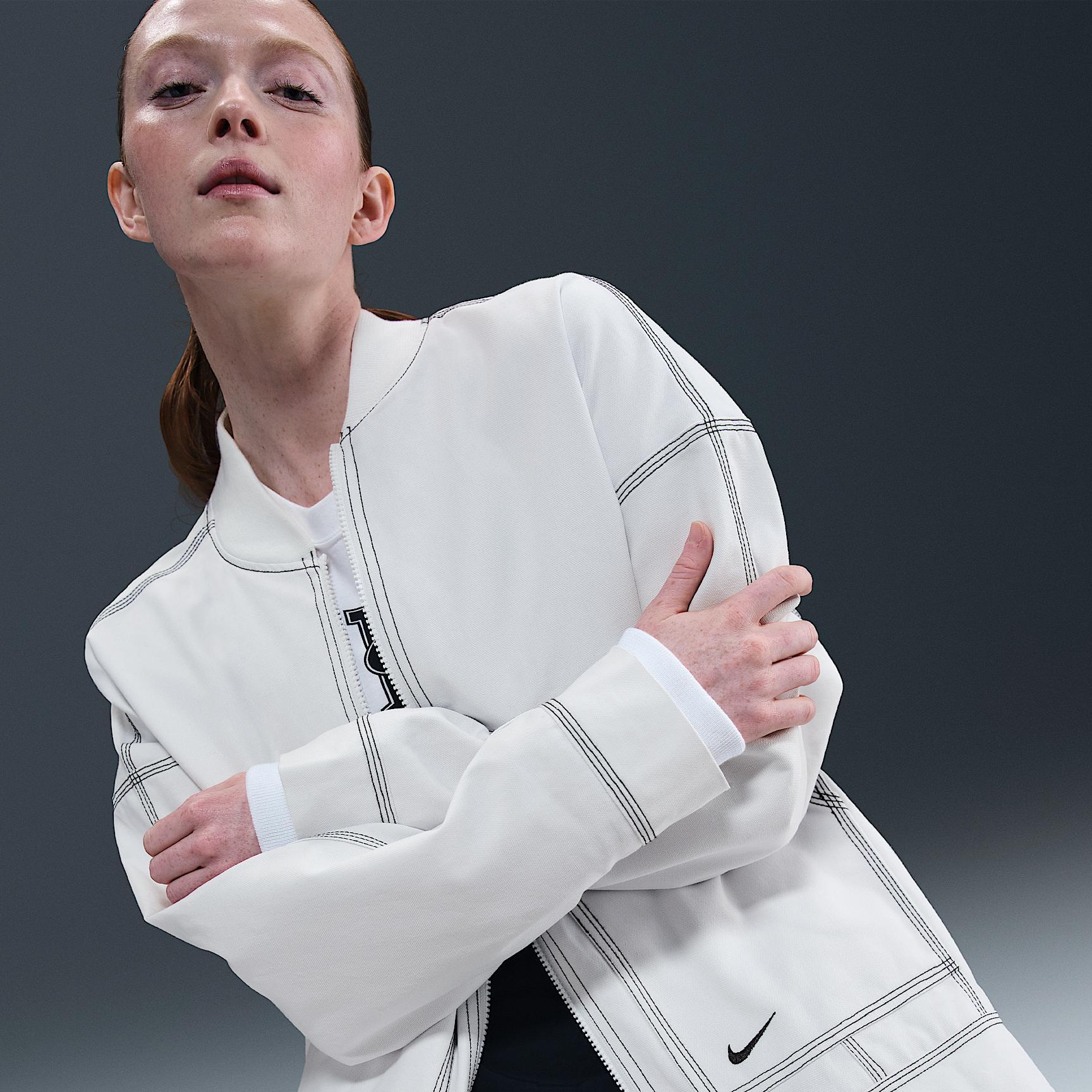 Women's Nike Sportswear Oversized Graphic Cargo Jacket Product Image