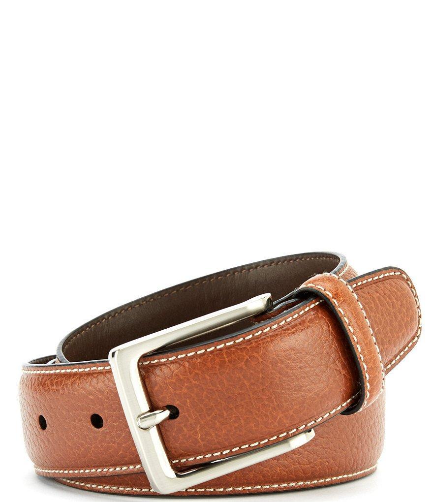 Cremieux Pebble Contrast Stitch Belt Product Image