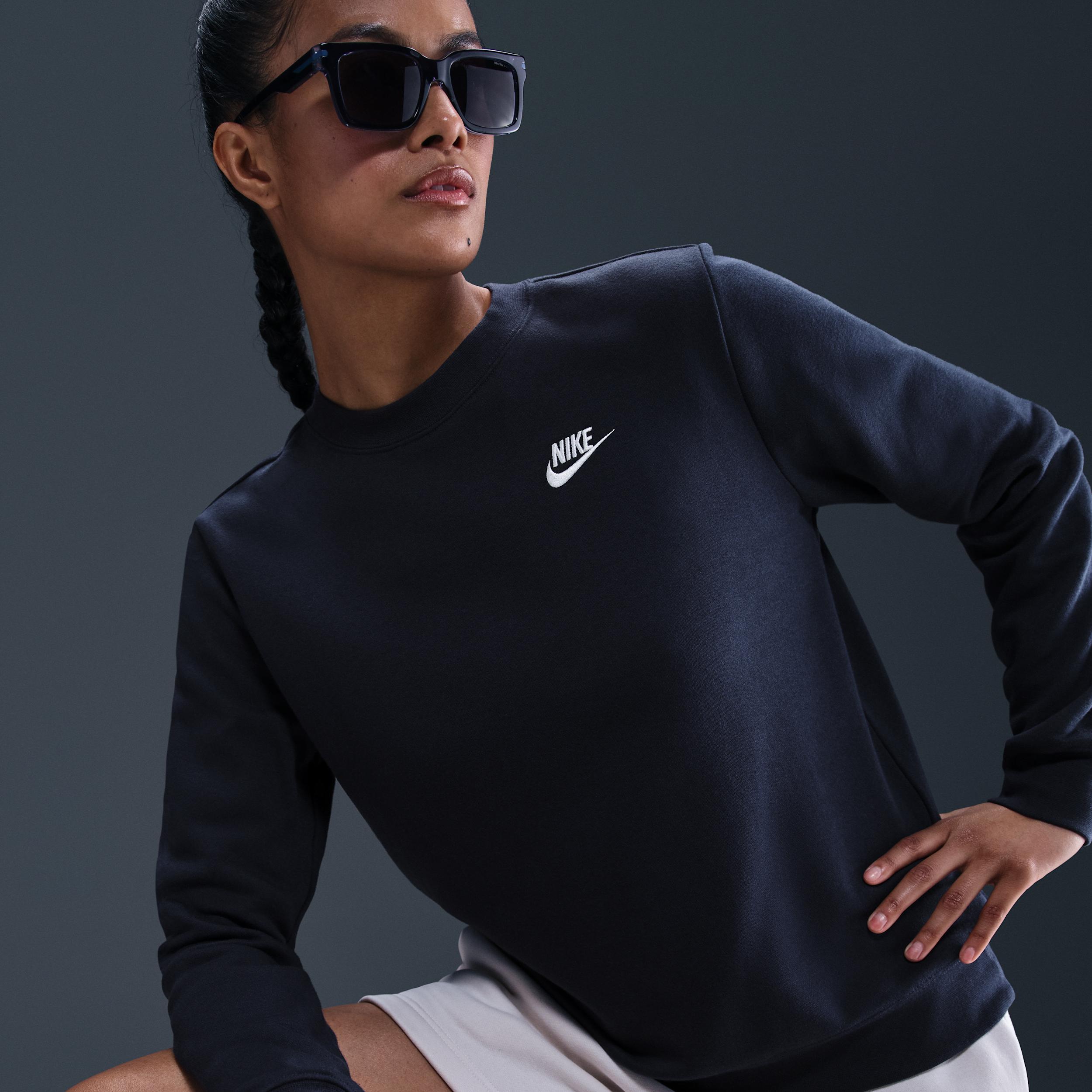 Nike Sportswear Club Fleece Women's Crew-Neck Sweatshirt Product Image