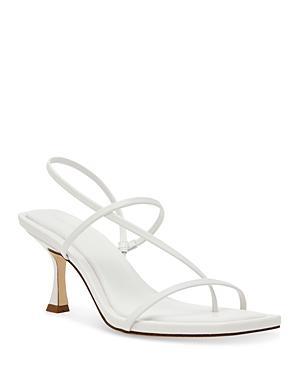 Steve Madden Womens Locke Strappy Asymmetrical High Heel Sandals Product Image