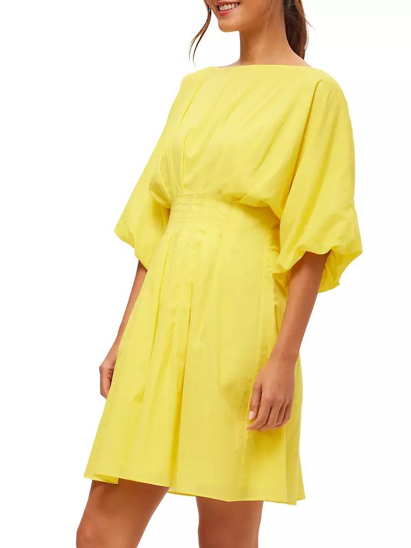 Gian Tucked-Waist Minidress Product Image