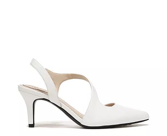 LifeStride Santorini Women's Slingback Heels, Size: 11, Bright White Product Image