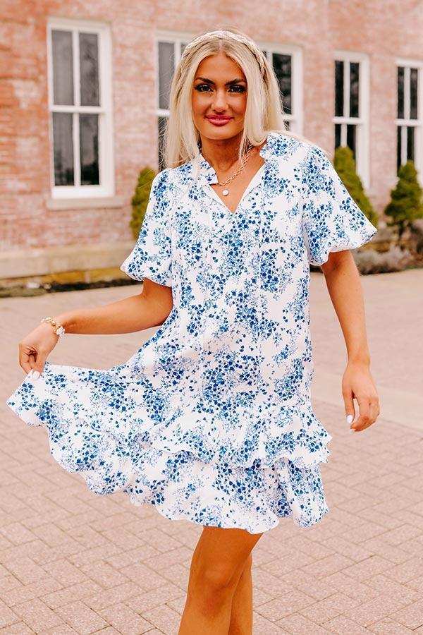 Stealing Hearts Floral Shift Dress Product Image