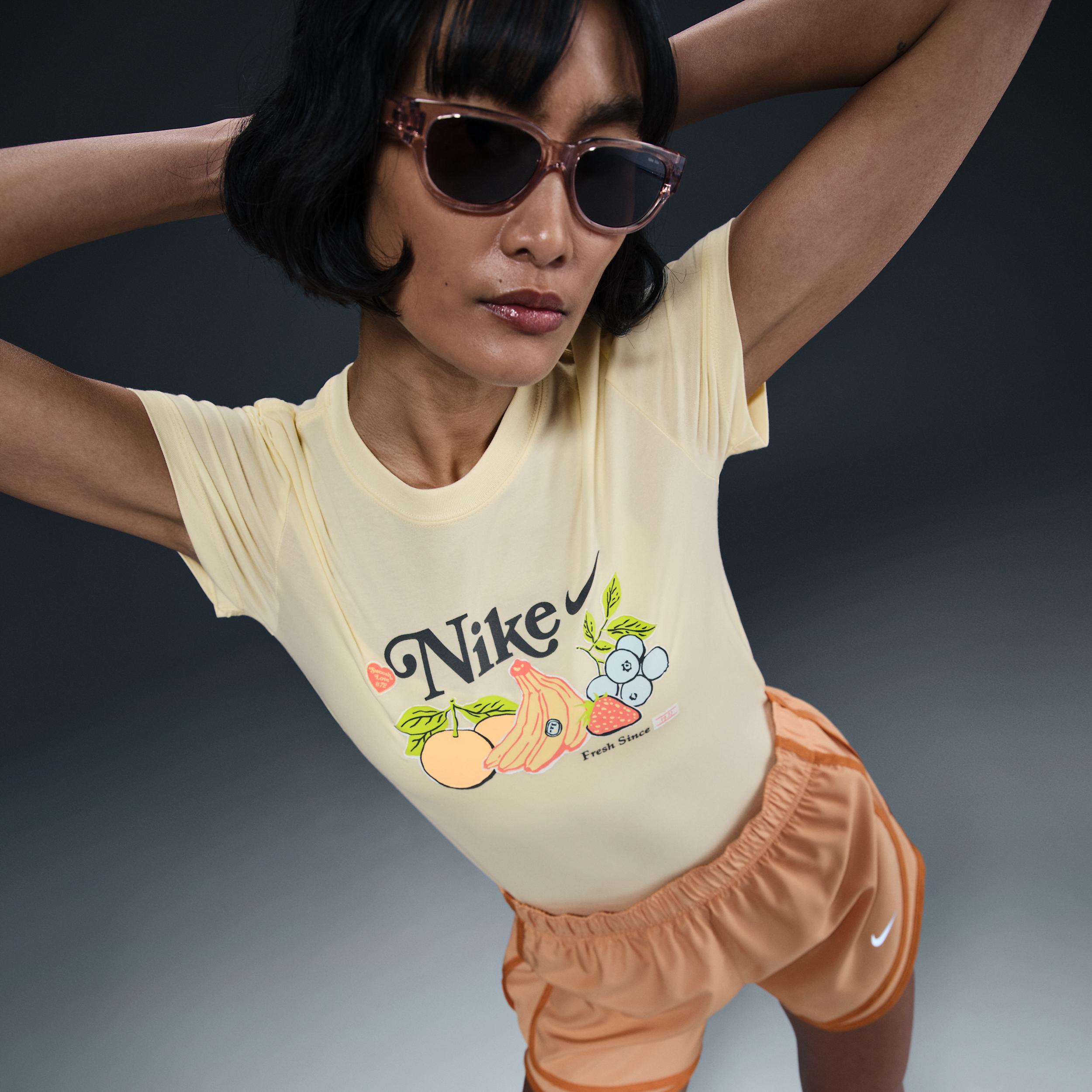 Nike Sportswear Chill Knit Women's Slim Cropped T-Shirt Product Image