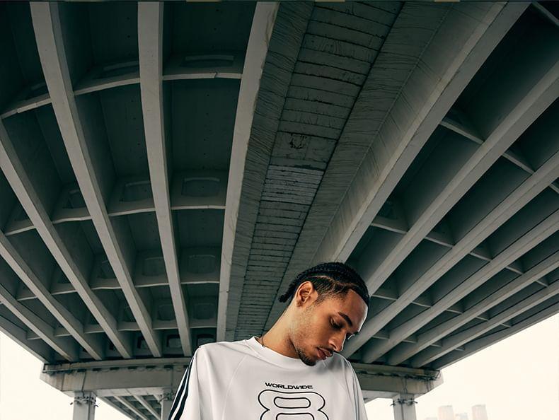 Printed Overfit Sports T-Shirt Product Image