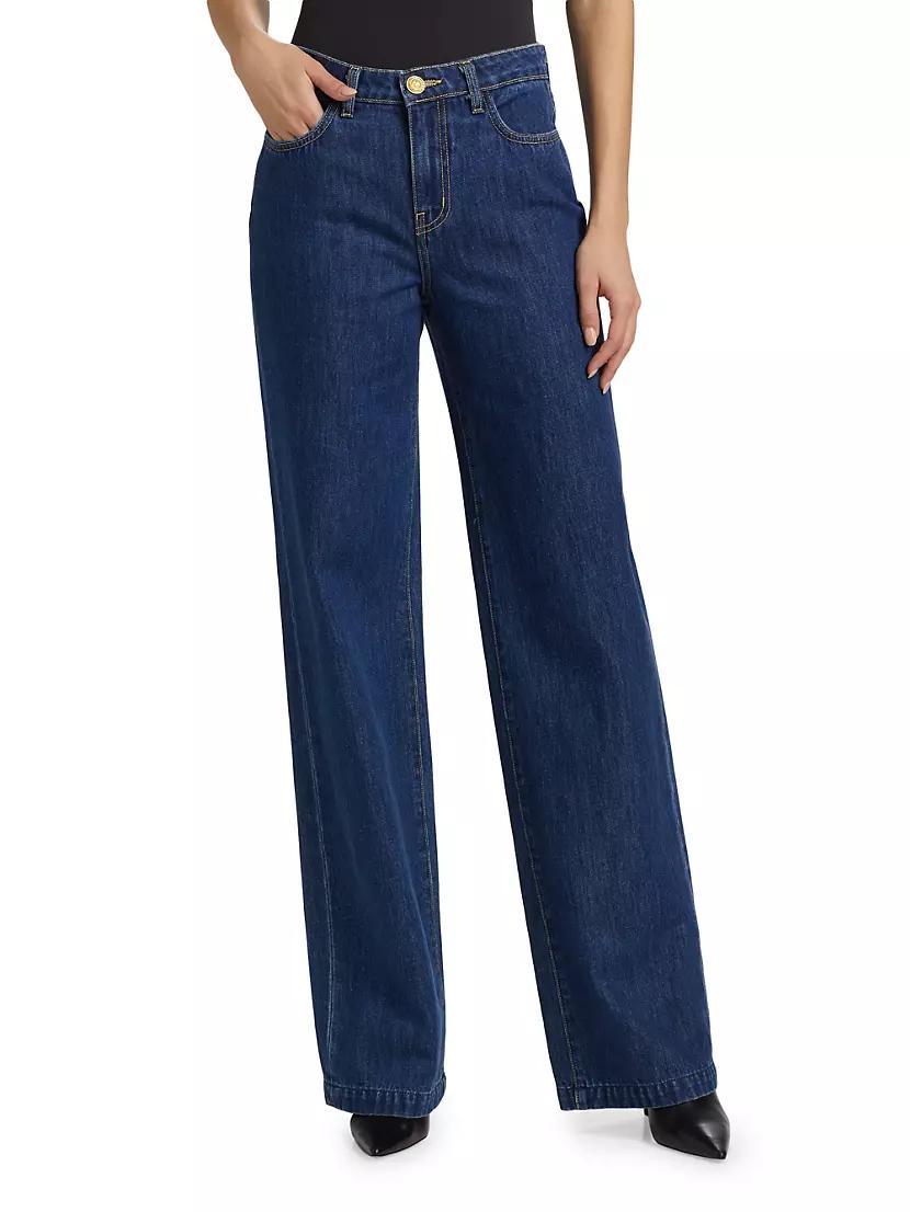 Clayton High-Rise Wide-Leg Jeans Product Image
