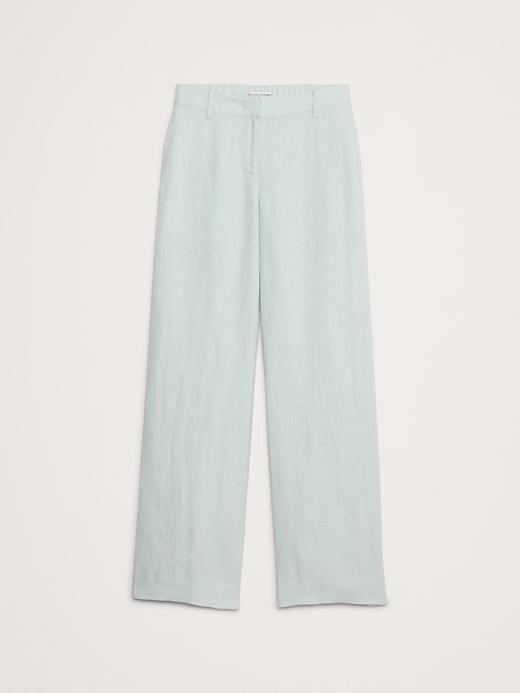 The Everyday Wide-Leg Linen Pant Product Image