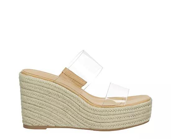 madden girl Vision Women's Sandals, Size: 10, Clear Product Image