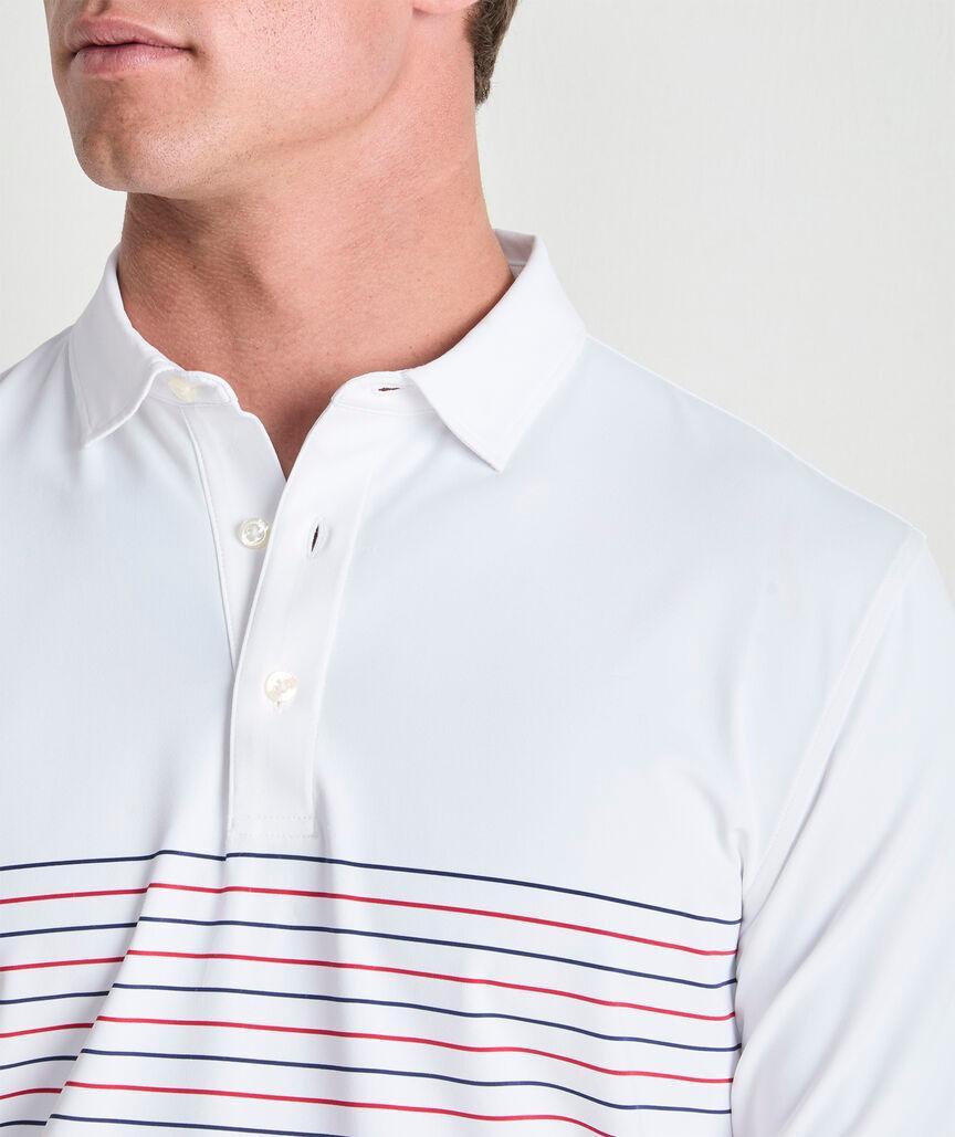 Breton Stripe Palmero Performance Polo Product Image