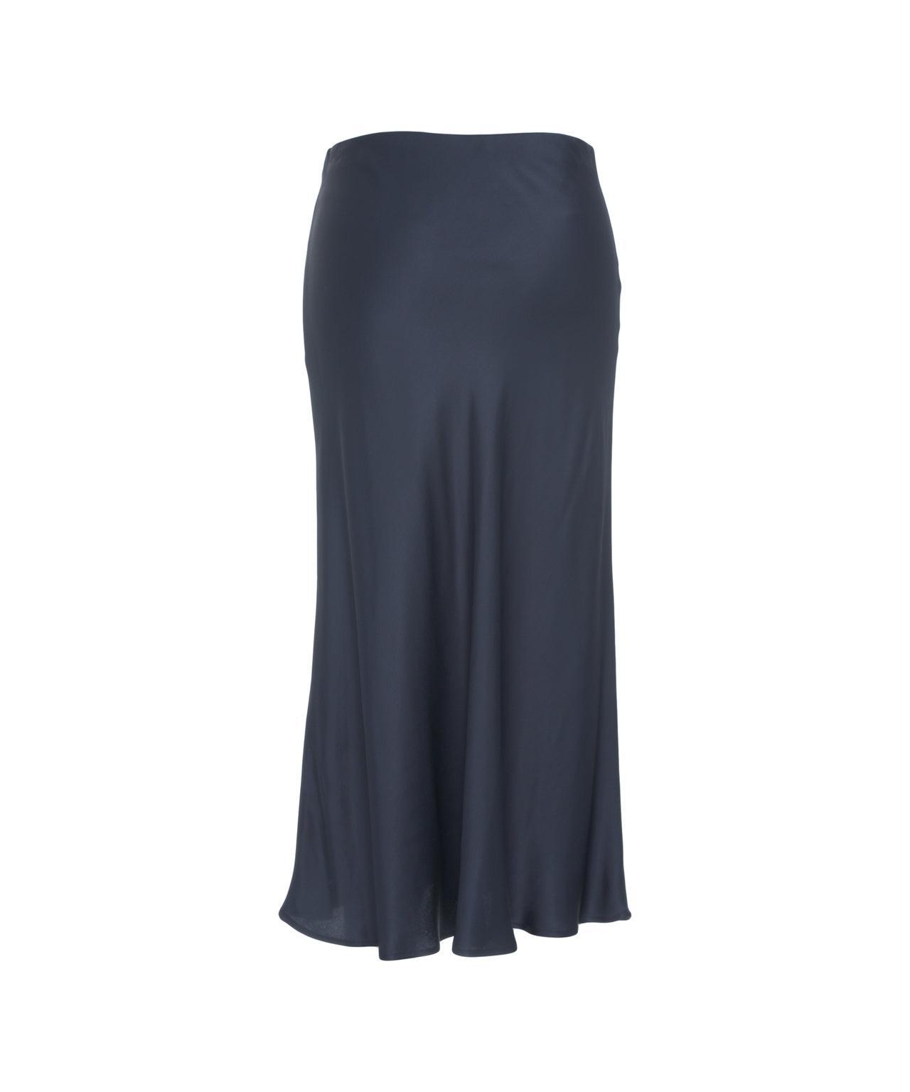 Satin midi skirt Product Image