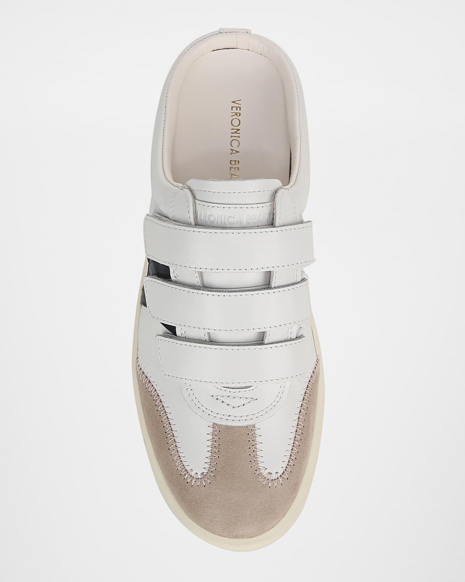 Reagan Mixed Leather Triple-Grip Mule Sneakers Product Image