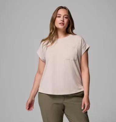 Columbia Womens Daniela Falls Short Sleeve Shirt - Plus Size- Product Image