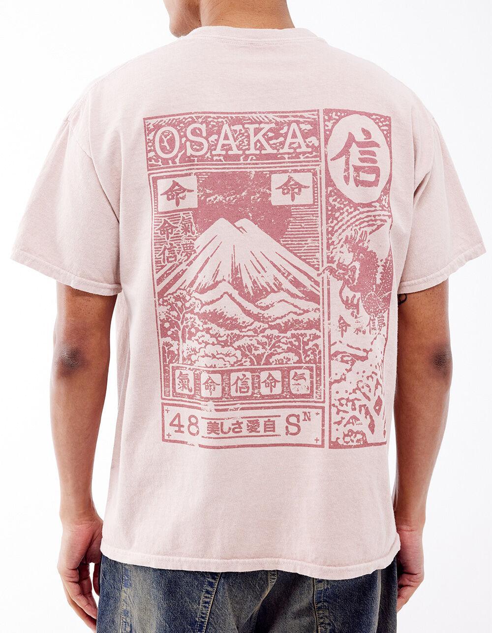 BDG Urban Outfitters Osaka Mountain Mens Tee - PINK Product Image