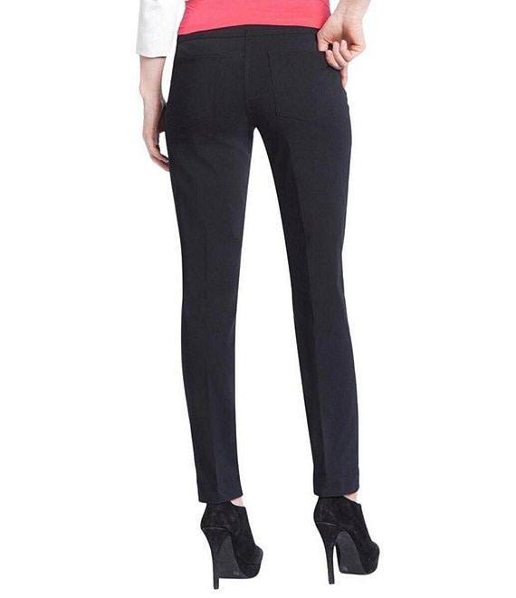 Slimsation® by Multiples Petite Size Stretch Twill Pull-On Ankle Pants Product Image