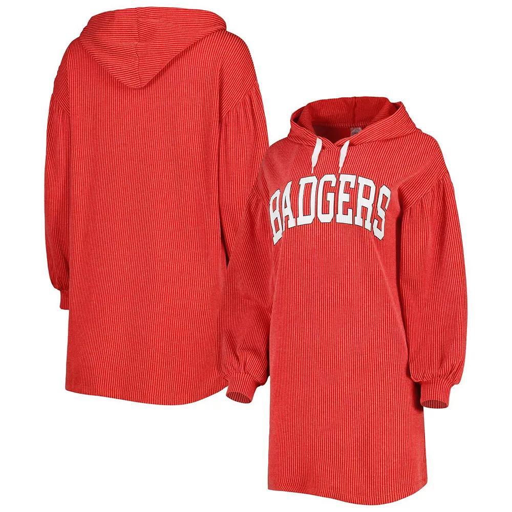Women's Gameday Couture Red Wisconsin Badgers Game Winner Vintage Wash Tri-Blend Dress, Size: Medium Product Image