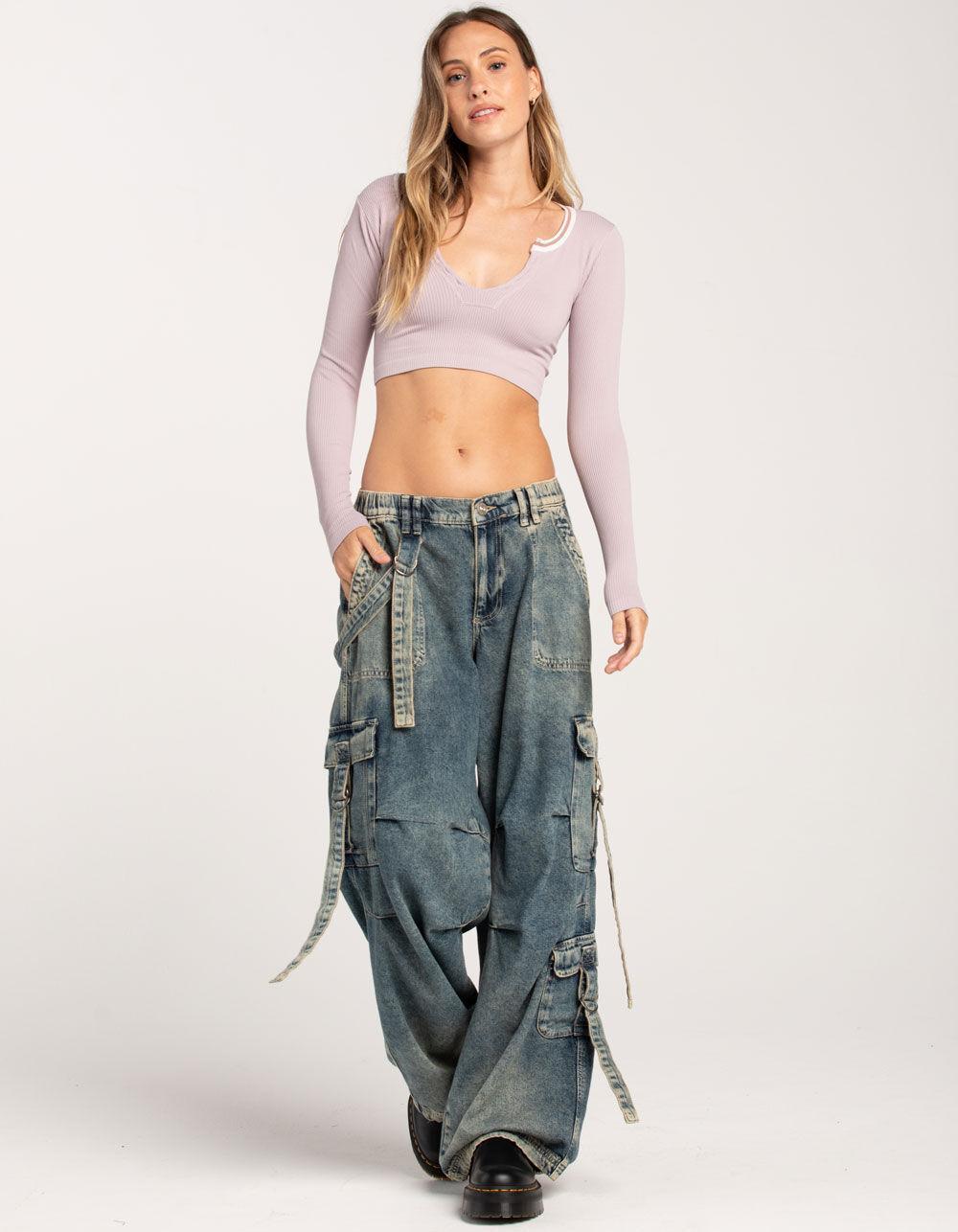BDG Urban Outfitters Seamless Going For Gold Womens Knit Top Product Image