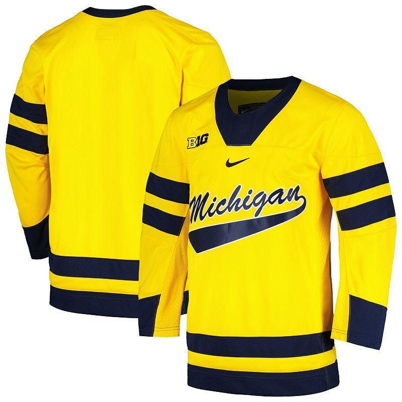 Michigan Men's Nike College Hockey Jersey Product Image