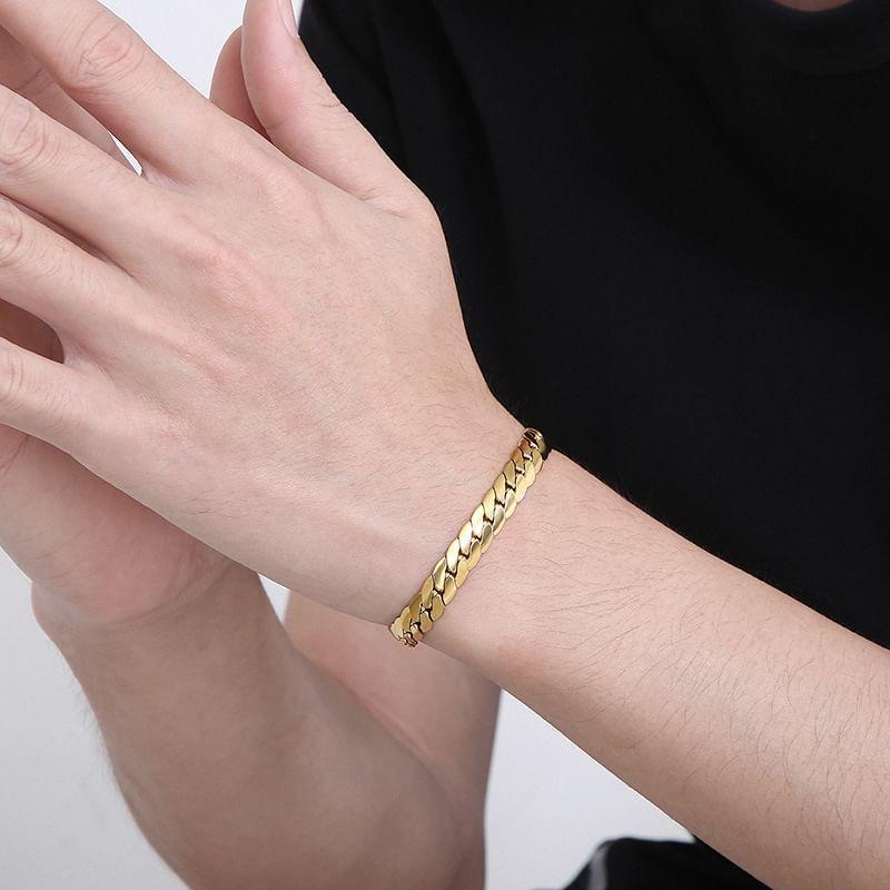Stainless Steel Flat Bracelet Product Image