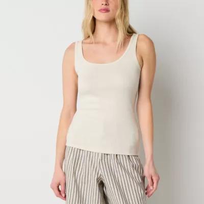 a.n.a Womens U Neck Sleeveless Tank Top Product Image