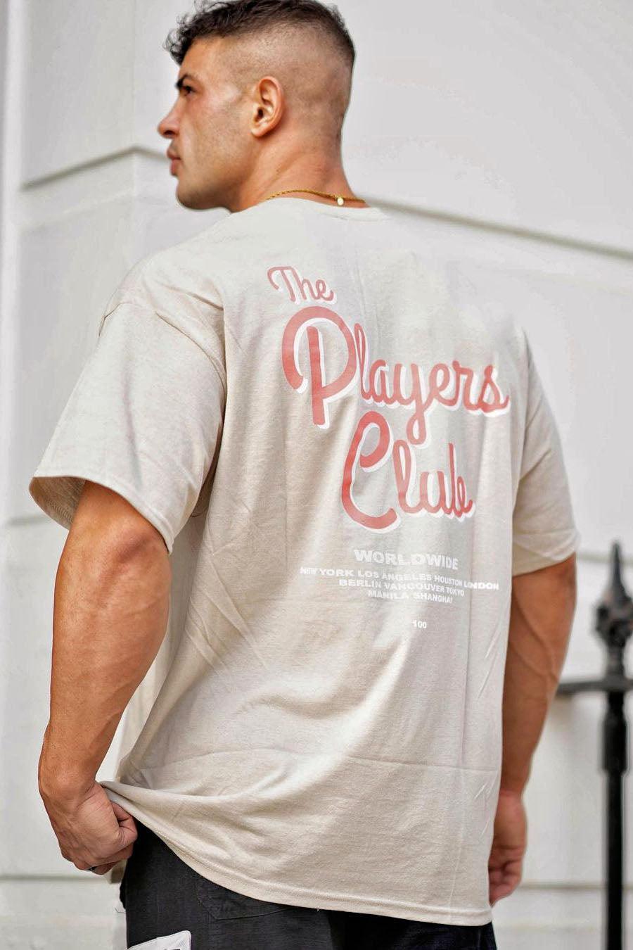 The Players Club Short Sleeve Tee - Tan Product Image