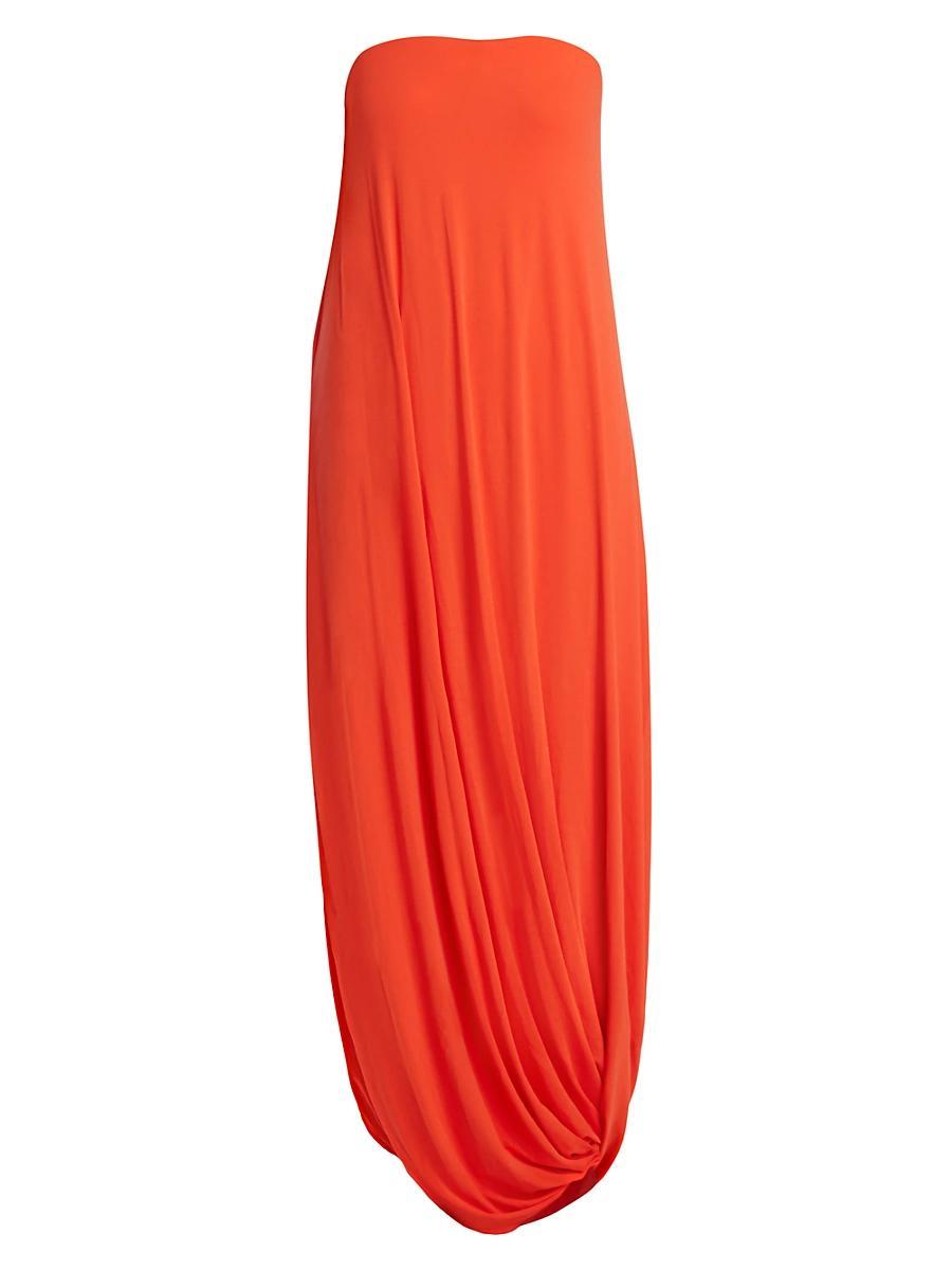 Womens Eula Twist Strapless Maxi-Dress Product Image