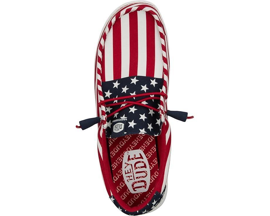 Men's Hey Dude Wally Americana Slip-On Casual Shoes Product Image