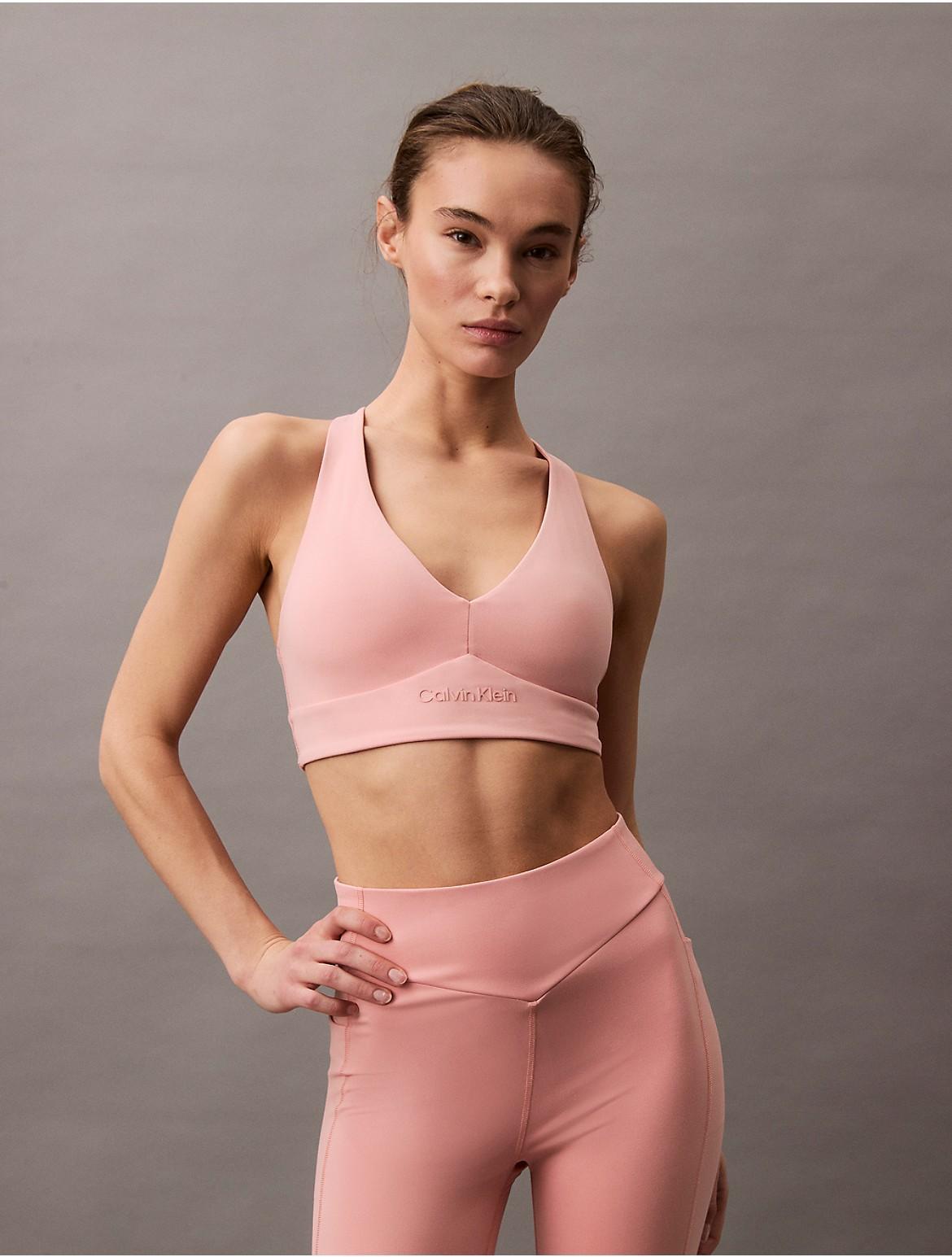 Calvin Klein Women's Soft Stretch Sports Bra - Grey - S Product Image