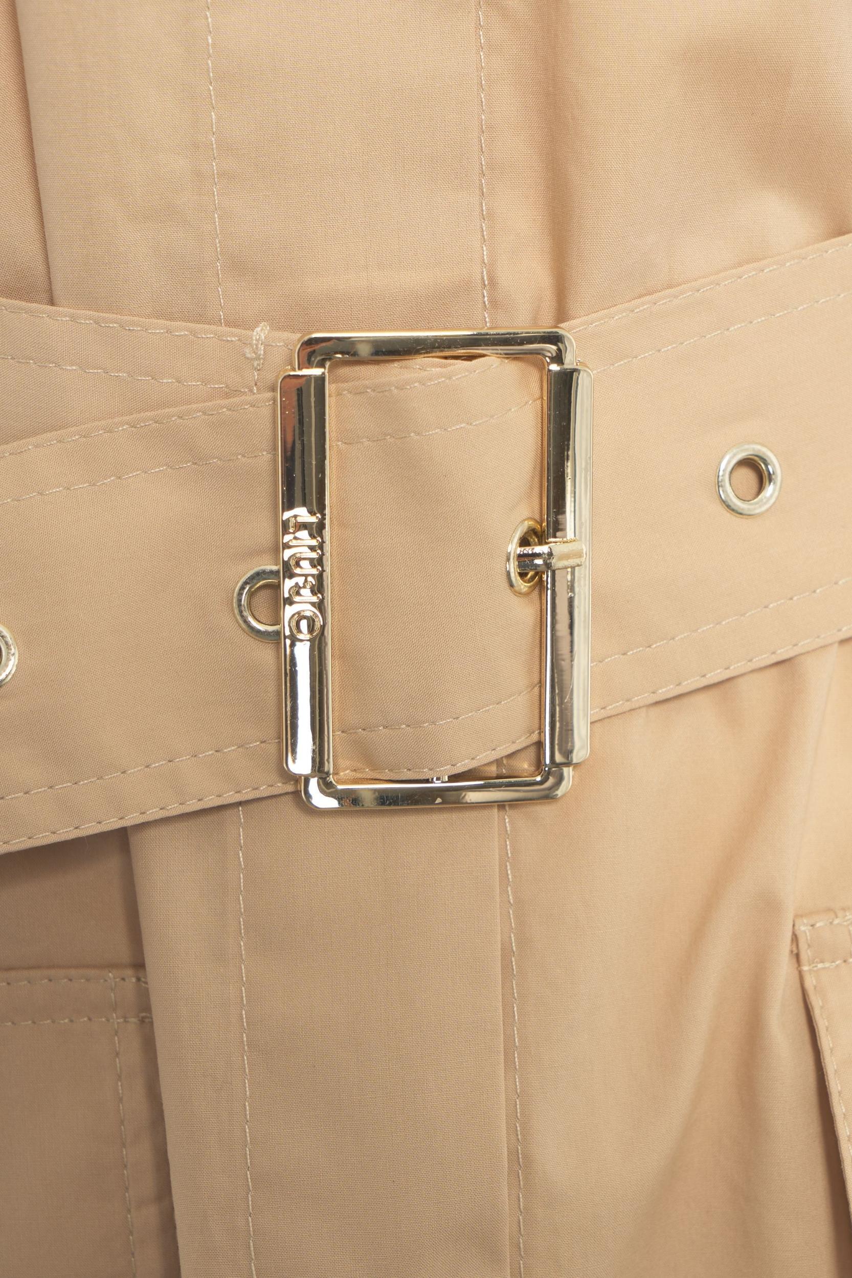 Shirt dress with waist belt Product Image