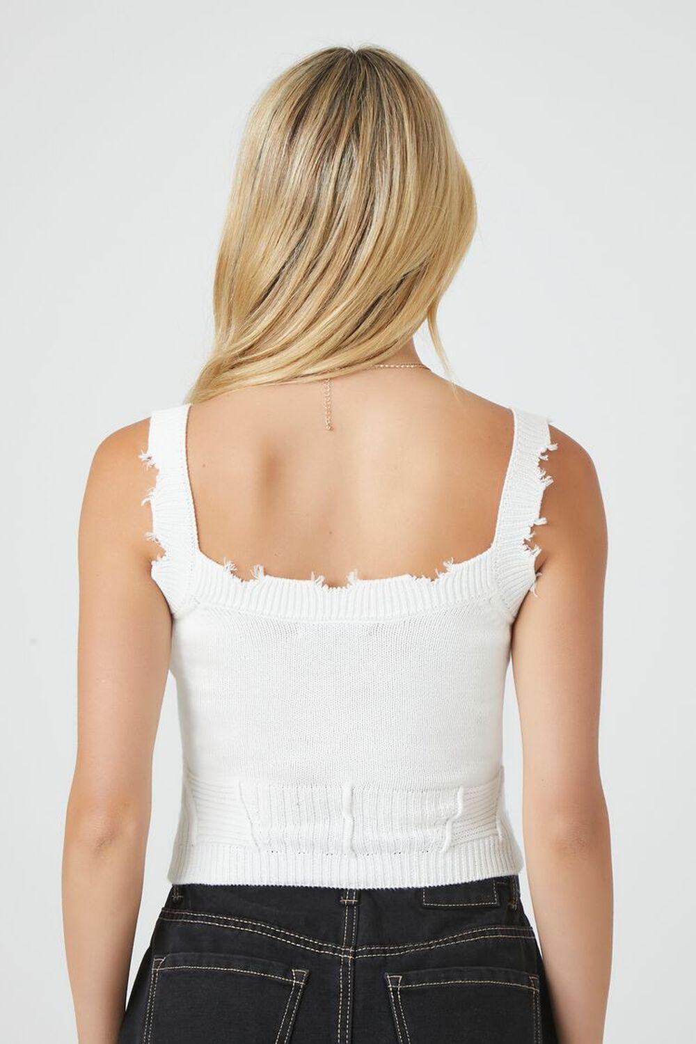 Distressed Sweater-Knit Tank Top | Forever 21 Product Image