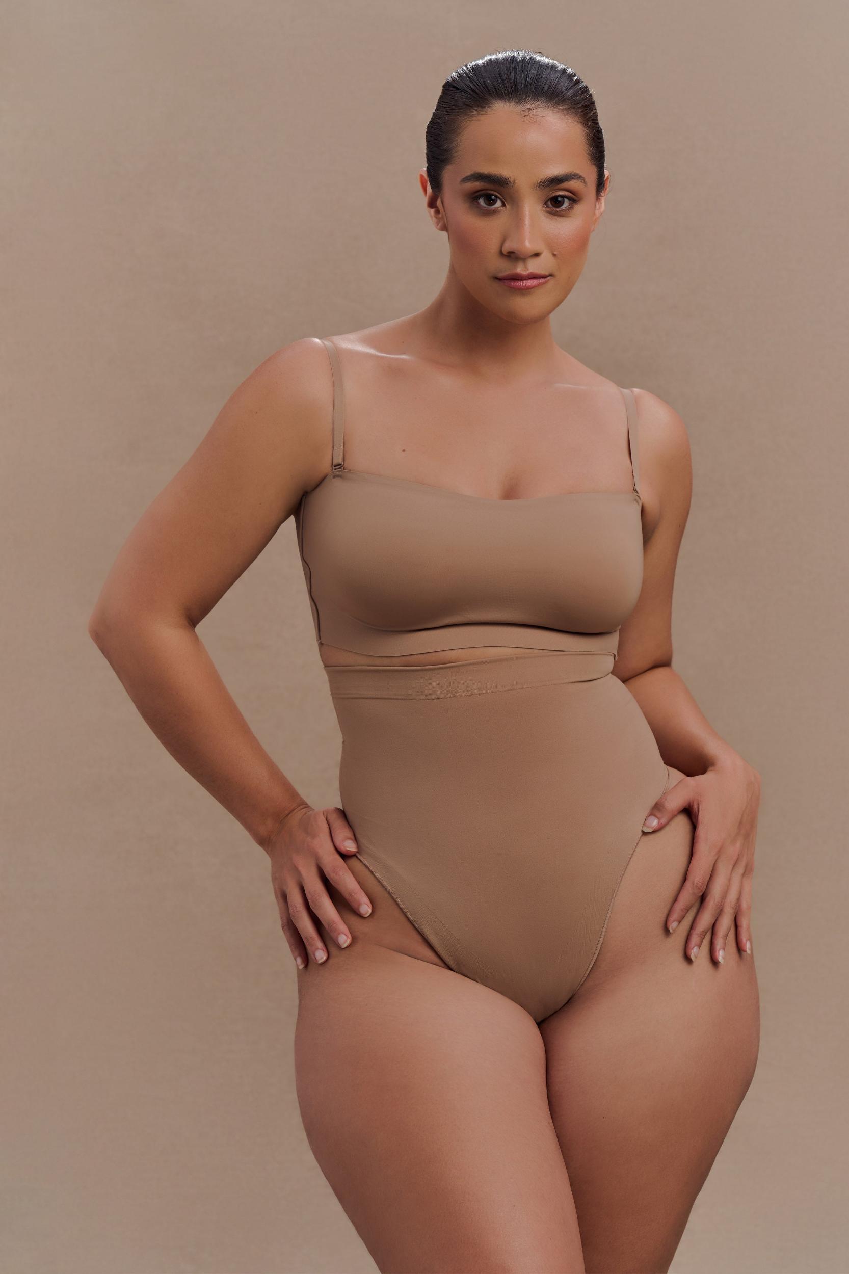 Saria High Waist Shapewear Briefs - Latte Product Image