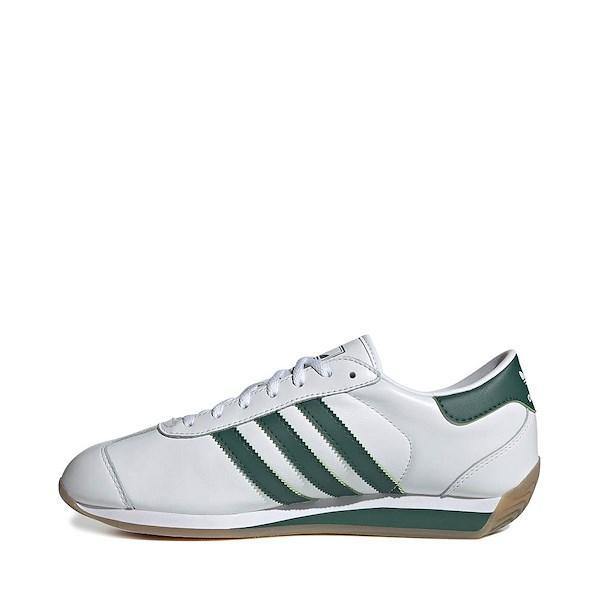 Mens adidas Country II Athletic Shoe - Cloud White / Collegiate Green / Cloud White Product Image